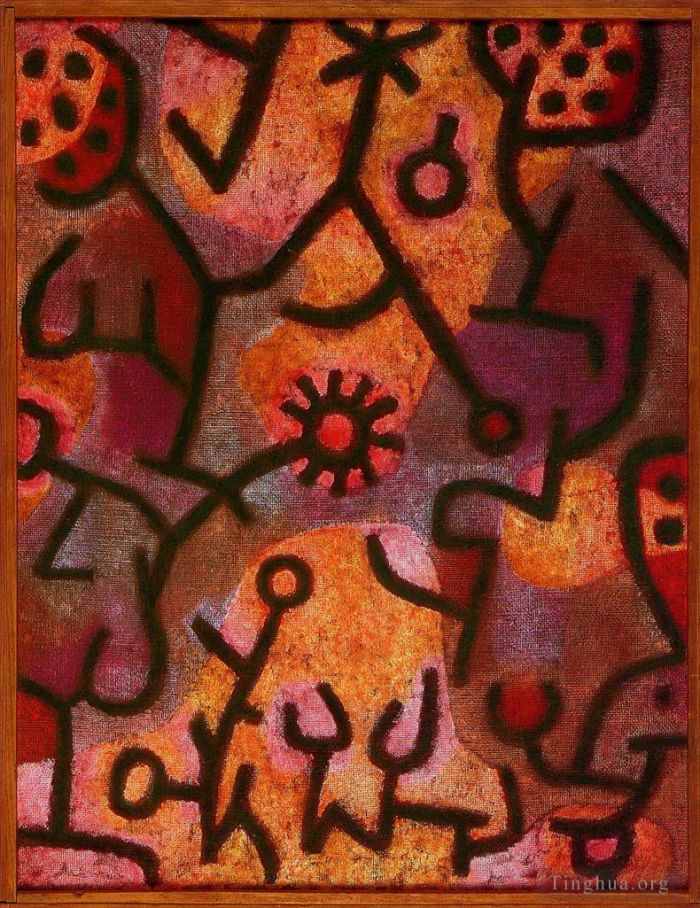 Paul Klee Andere Malerei - Flora auf Felsen So