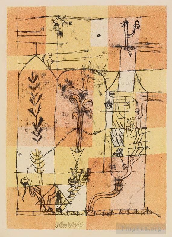 Paul Klee Andere Malerei - Hoffmanneske-Szene