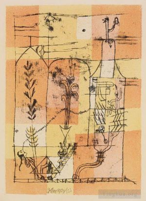Paul Klee Werk - Hoffmanneske-Szene