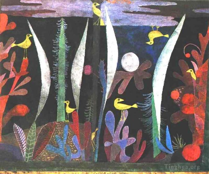 Paul Klee Andere Malerei - Landschaft mit gelben Vögeln