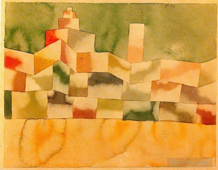Paul Klee Andere Malerei - Orientalische Architektur