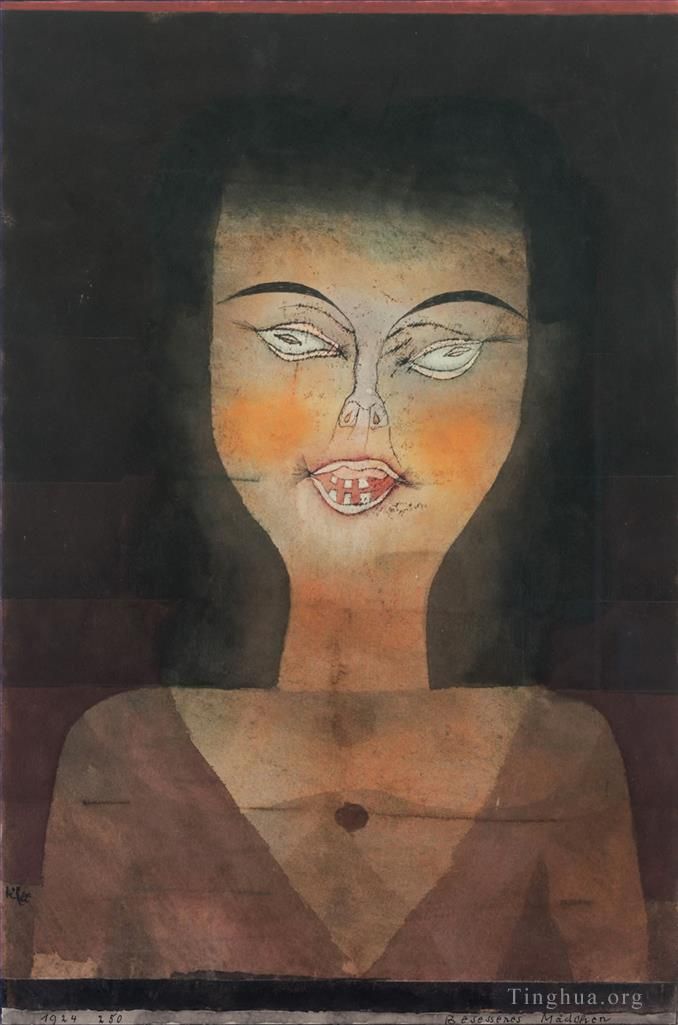 Paul Klee Andere Malerei - Besessenes Mädchen