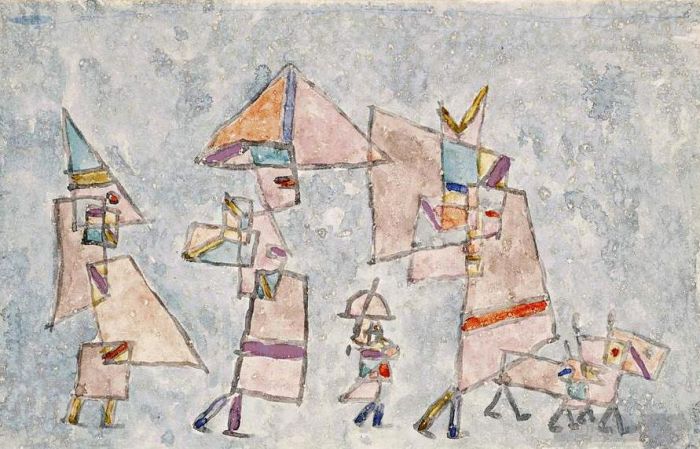 Paul Klee Andere Malerei - Promenade im Orient