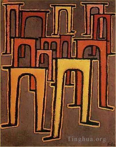Paul Klee Andere Malerei - Revolution des Viadukts