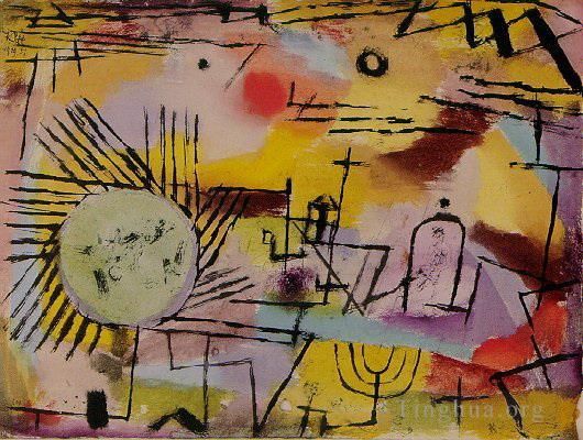 Paul Klee Andere Malerei - Aufgehende Sonne