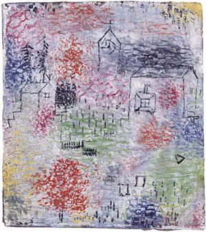 Paul Klee Werk - Kleine Landschaft mit der Dorfkirche