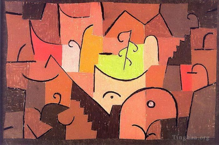 Paul Klee Andere Malerei - Bühnenlandschaft