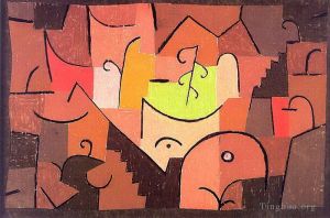 Paul Klee Werk - Bühnenlandschaft