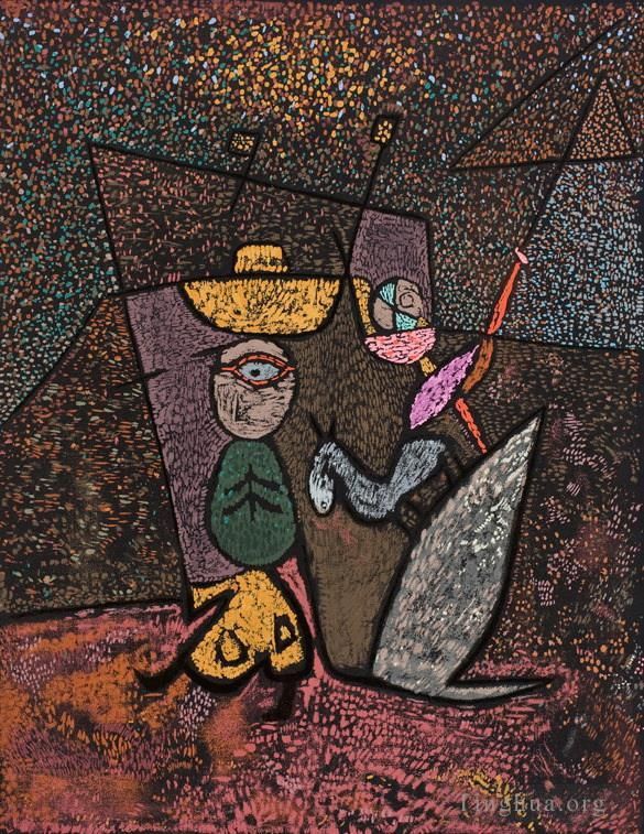 Paul Klee Andere Malerei - Der Wanderzirkus