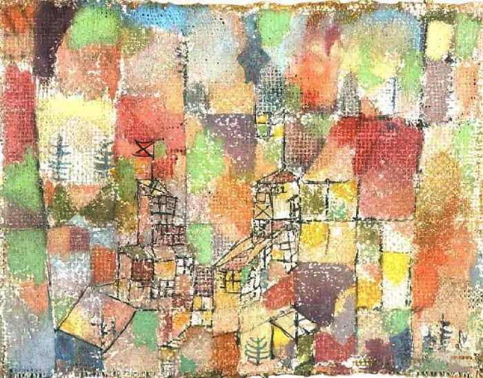 Paul Klee Andere Malerei - Zwei Landhäuser