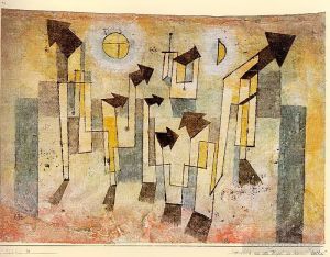 Paul Klee Werk - Wandmalerei aus dem Tempel der Sehnsucht