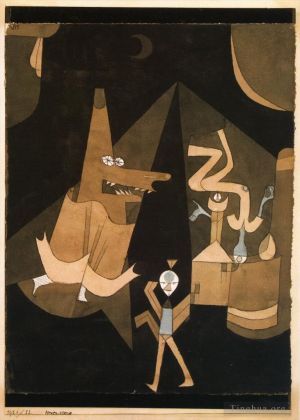 Paul Klee Werk - Hexenszene