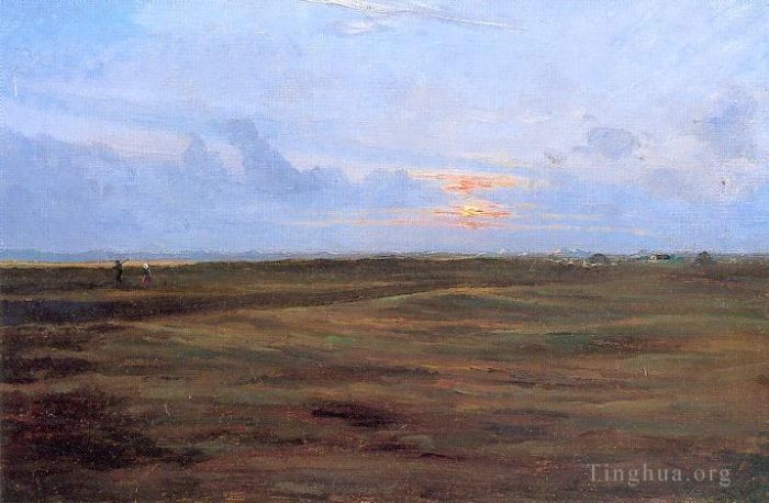 Peder Severin Kroyer Ölgemälde - Marisma-Landschaft