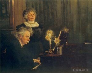 Peder Severin Kroyer Werk - Nina und Edvard Grieg 1892