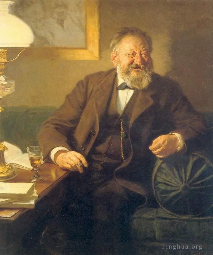 Peder Severin Kroyer Ölgemälde - Sophus Schandorf 1895