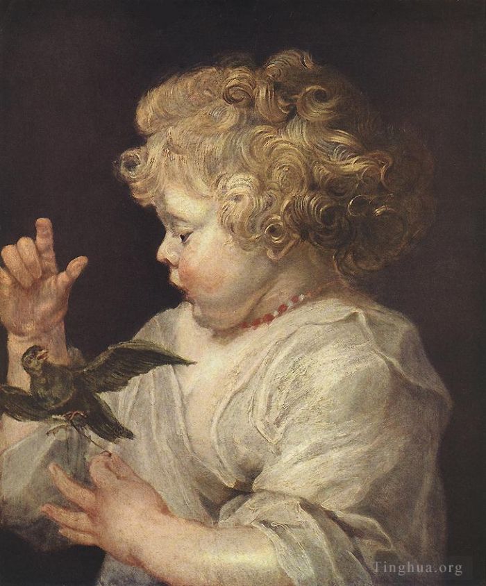 Peter Paul Rubens Ölgemälde - Junge mit Vogel