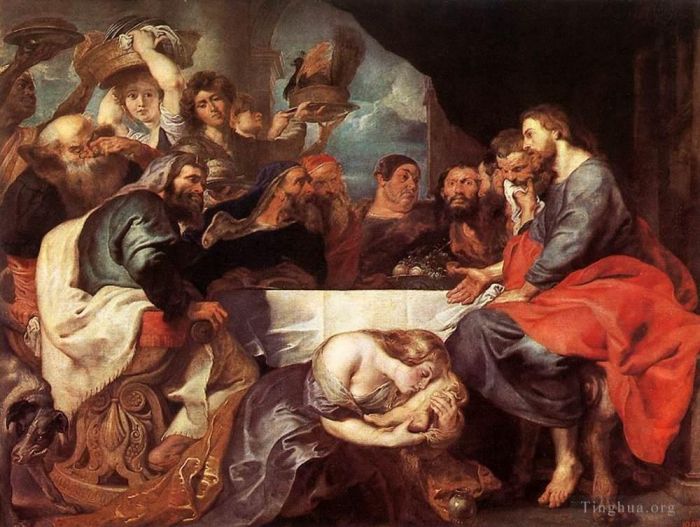 Peter Paul Rubens Ölgemälde - Christus bei Simon dem Pharisäer