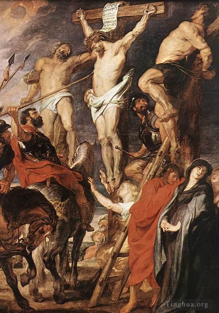 Peter Paul Rubens Ölgemälde - Christus am Kreuz zwischen den beiden Dieben