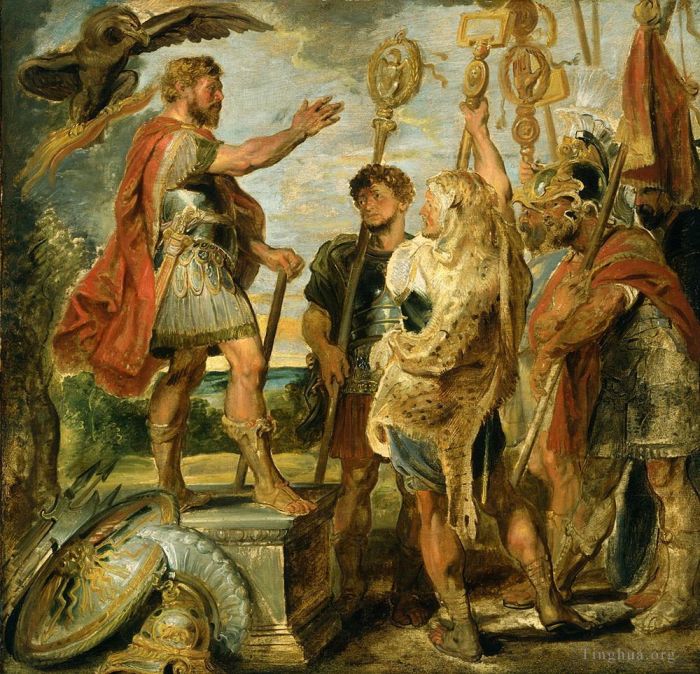 Peter Paul Rubens Ölgemälde - Decius Mus spricht zu den Legionen