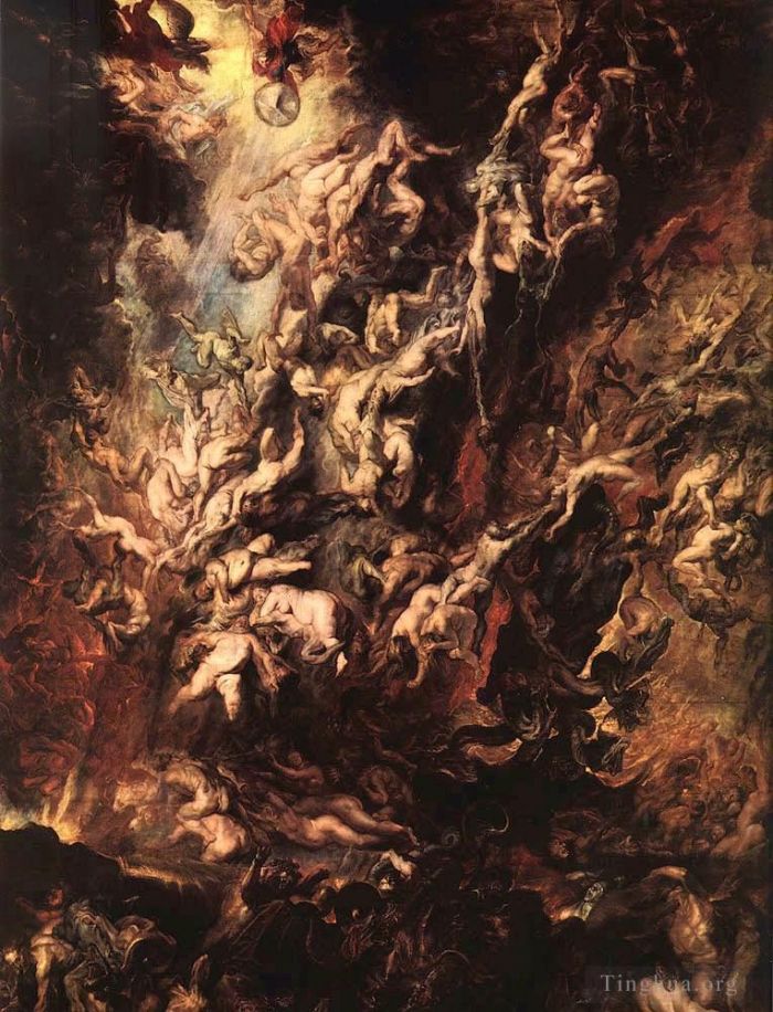 Peter Paul Rubens Ölgemälde - Sturz der Rebellenengel