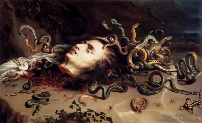 Peter Paul Rubens Ölgemälde - Kopf der Medusa