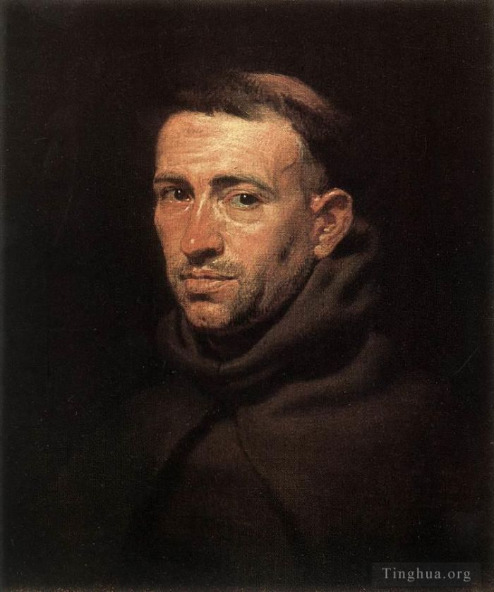 Peter Paul Rubens Ölgemälde - Kopf eines Franziskanermönchs