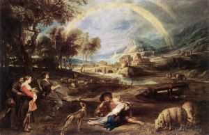 Peter Paul Rubens Werk - Landschaft mit Regenbogen 1632