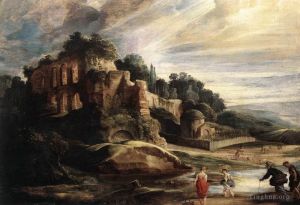 Peter Paul Rubens Werk - Landschaft mit den Ruinen des Palatin in Rom