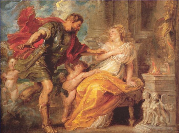 Peter Paul Rubens Ölgemälde - Mars und Rhea Silvia