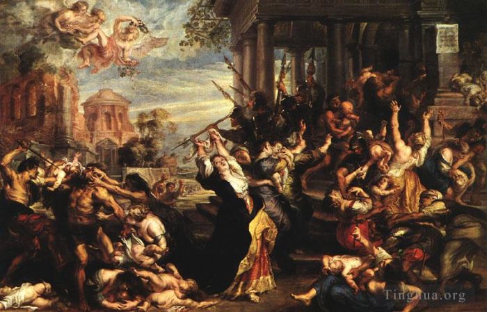 Peter Paul Rubens Ölgemälde - Massaker an den Unschuldigen