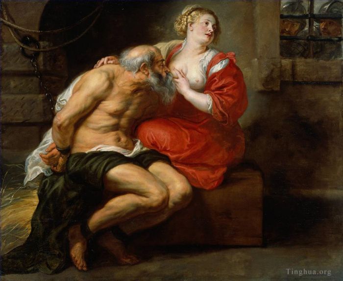 Peter Paul Rubens Ölgemälde - Peter Paul Cimon und Pero