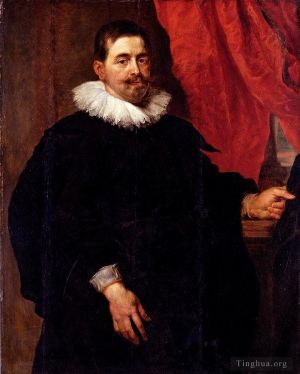 Peter Paul Rubens Werk - Peter Paul Porträt eines Mannes, wahrscheinlich Peter Van Hecke