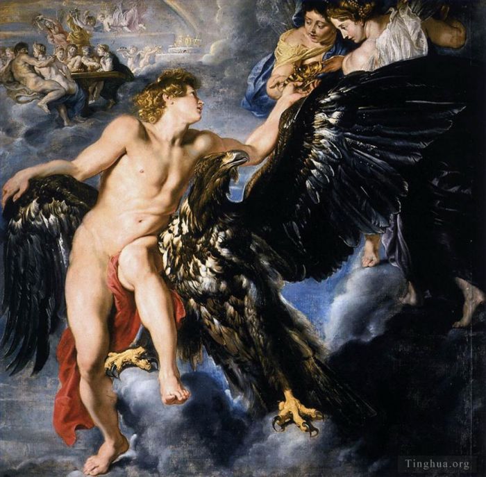 Peter Paul Rubens Ölgemälde - Die Entführung von Ganymed