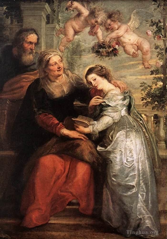 Peter Paul Rubens Ölgemälde - Die Erziehung der Jungfrau