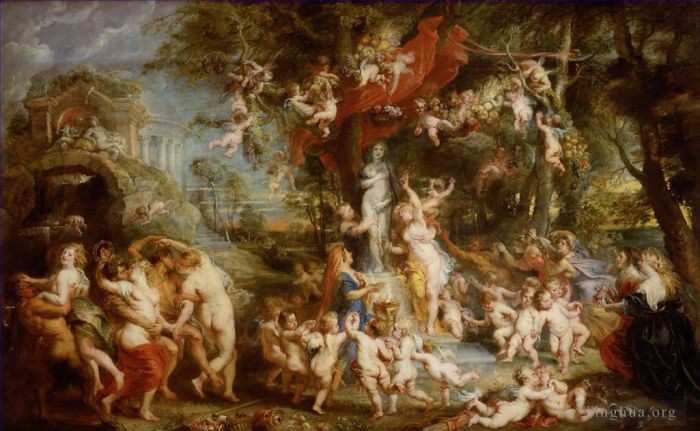 Peter Paul Rubens Ölgemälde - Das Fest der Venus