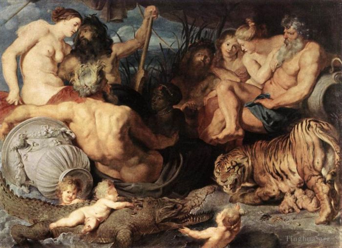 Peter Paul Rubens Ölgemälde - Die vier Kontinente