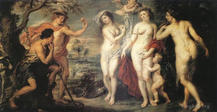 Peter Paul Rubens Ölgemälde - Das Urteil des Paris 1639