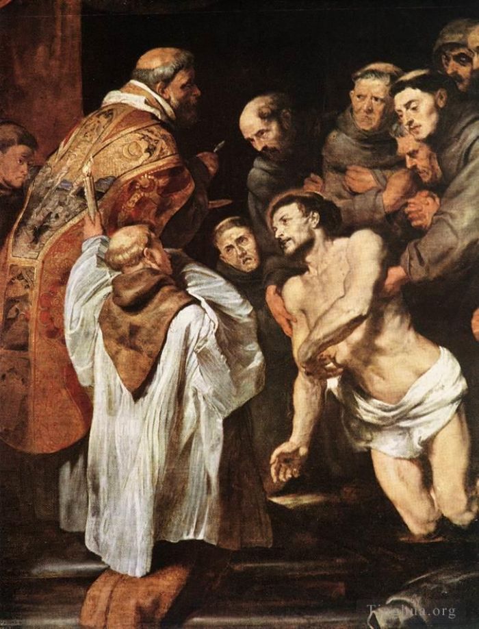 Peter Paul Rubens Ölgemälde - Die letzte Kommunion des Heiligen Franziskus