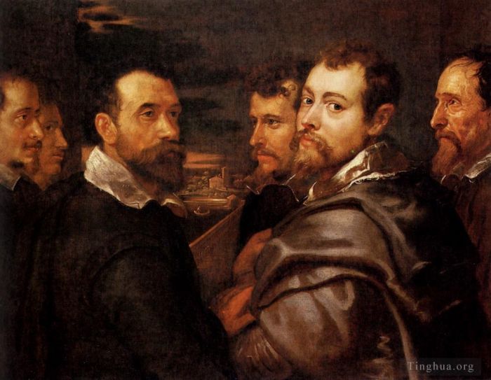Peter Paul Rubens Ölgemälde - Der mantuanische Freundeskreis