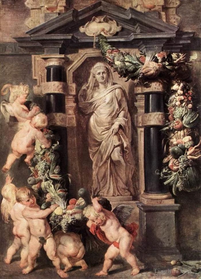 Peter Paul Rubens Ölgemälde - Die Statue von Ceres