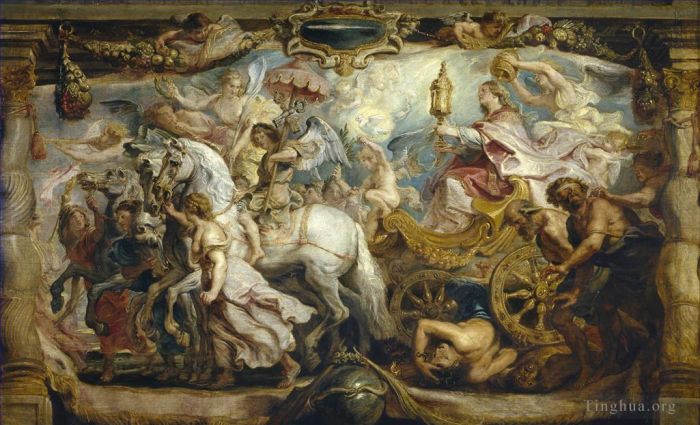 Peter Paul Rubens Ölgemälde - Der Triumph der Kirche