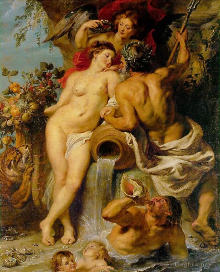 Peter Paul Rubens Ölgemälde - Die Vereinigung von Erde und Wasser