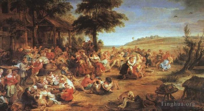 Peter Paul Rubens Ölgemälde - Das Dorffest
