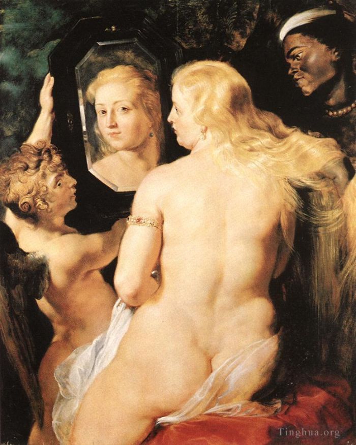 Peter Paul Rubens Ölgemälde - Venus vor einem Spiegel