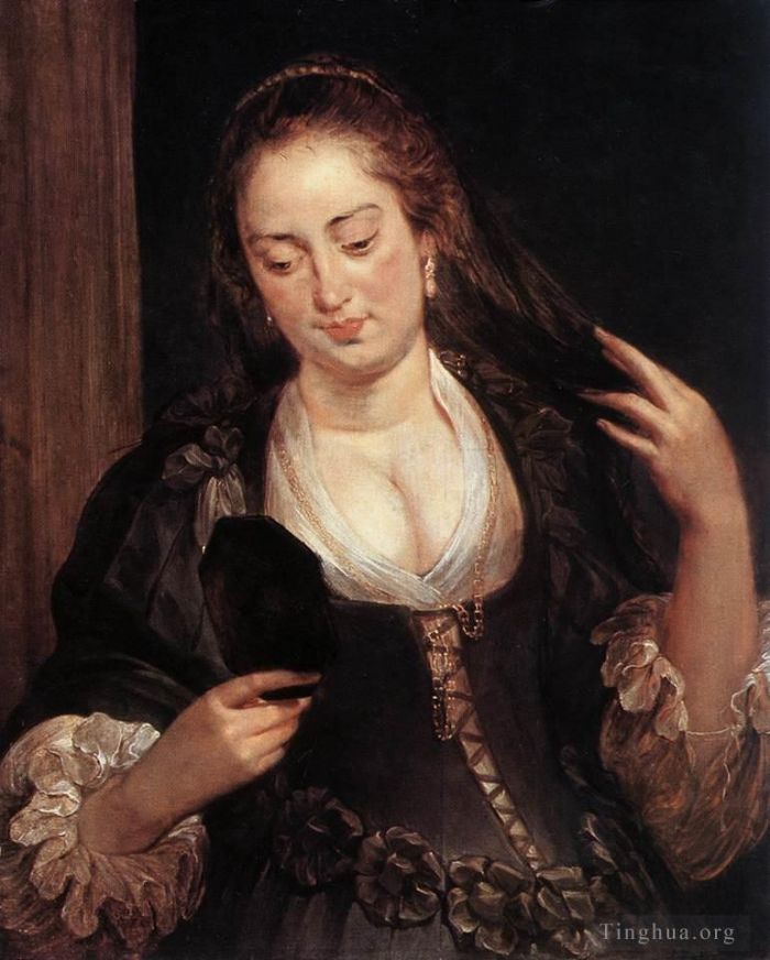 Peter Paul Rubens Ölgemälde - Frau mit Spiegel