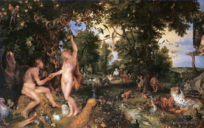 Peter Paul Rubens Ölgemälde - Adam und Eva groß