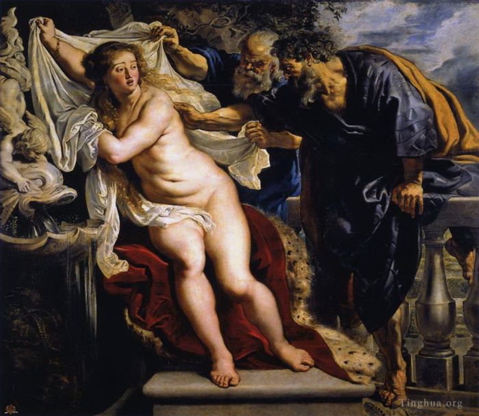 Peter Paul Rubens Ölgemälde - Susanna und die Ältesten 1610