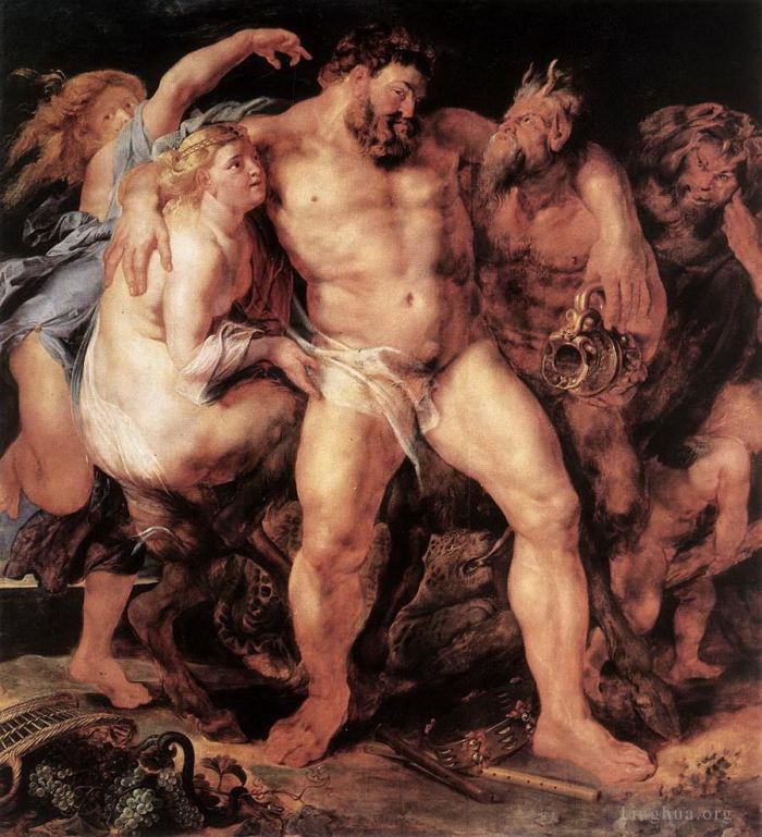 Peter Paul Rubens Ölgemälde - Der betrunkene Herkules