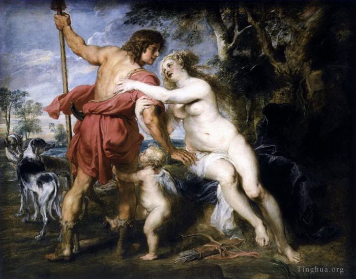 Peter Paul Rubens Ölgemälde - Venus und Adonis