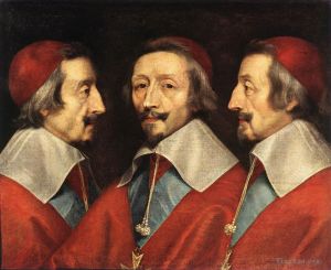Philippe de Champaigne Werk - Dreifaches Porträt von Richelieu